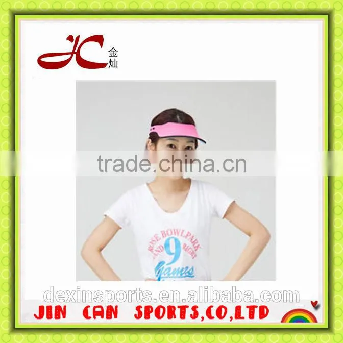 sports golf sun visor cap with printing