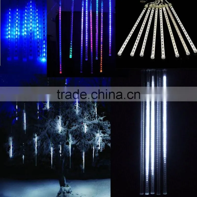 2016 new arrival Meteor Shower Rain Tubes Outdoor LED Meteor Tube Christmas Lights Holiday string Light for New Year Decoration