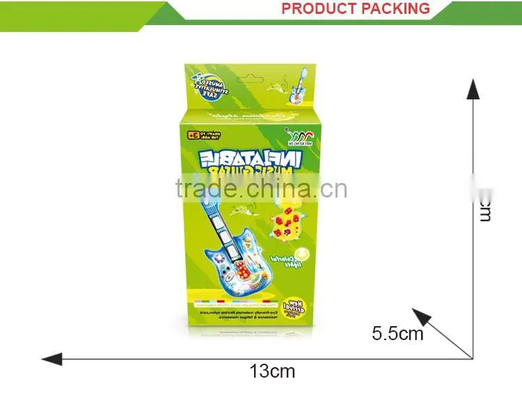 Wholesale Child Musical Instruments Toy Inflatable Guitar