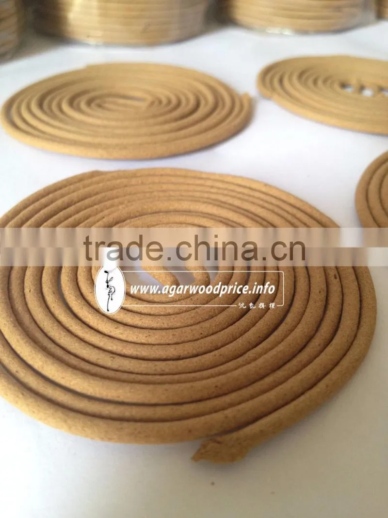 Agarwood incense coils - a premium product made of Agarwood of the finest quality, with no harmful chemicals, fillers.