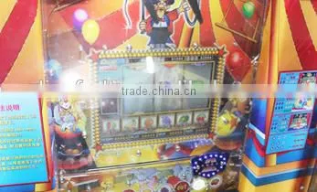 2017 DianFu Crazy Circus game machine coin pusher for hot sale