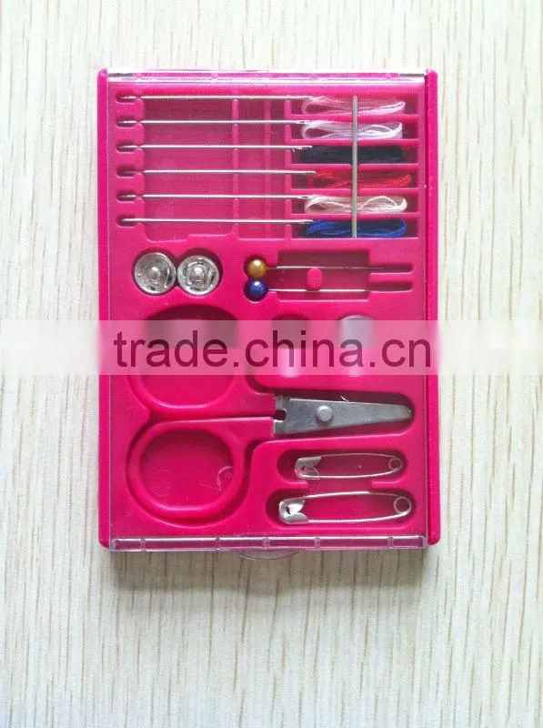 portable sewing set for emergency sewing needs