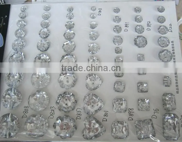 Middle East hot sale decorative flower pattern Acrylic Button