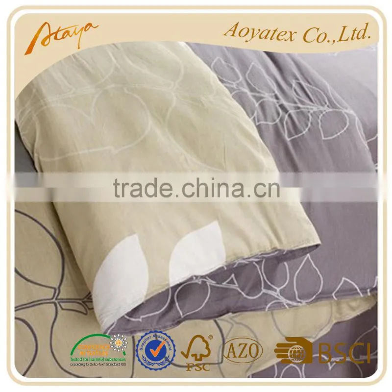 Hot wholesale cheap printed bed sheet