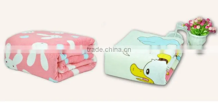Wholesale Soft Plush Micro Coral Fleece Blanket In Bulk
