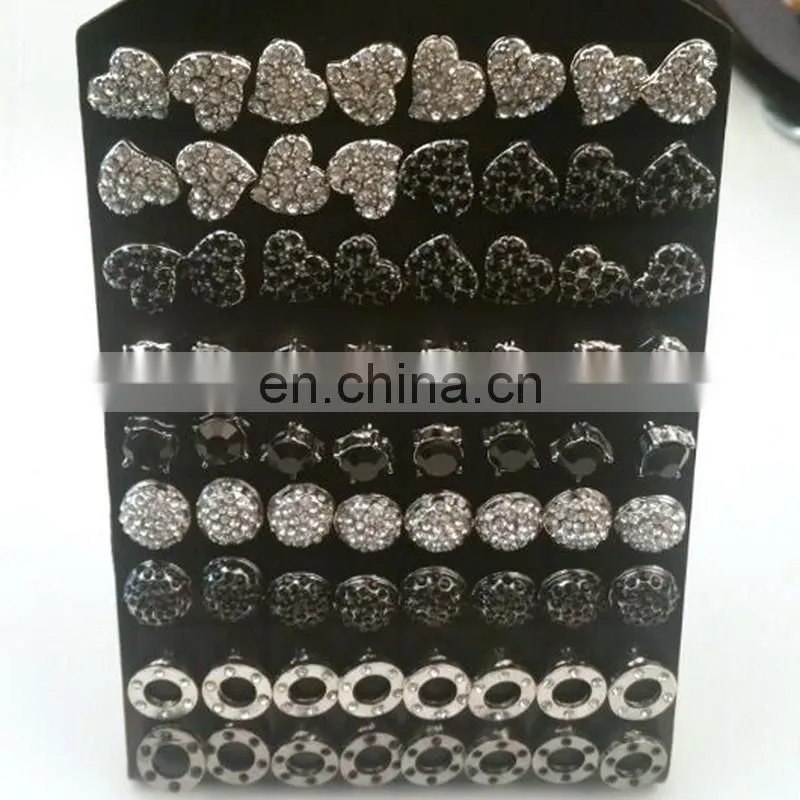 Stand Packing Mini Star Heart Girls Stud Earring