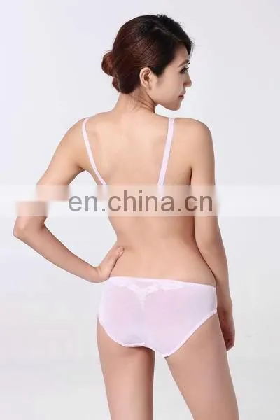 Women underwear latest hot fashion pink sexy 1/2 cup bra & string (Miss Adola)