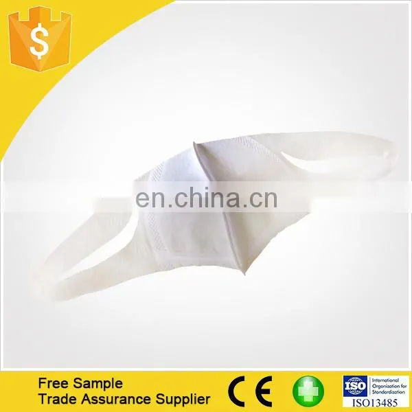 Disposable nonwoven surgical face mask