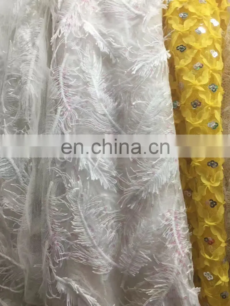 Wholesale high quality colorful beautiful polyester lace fabric for dress