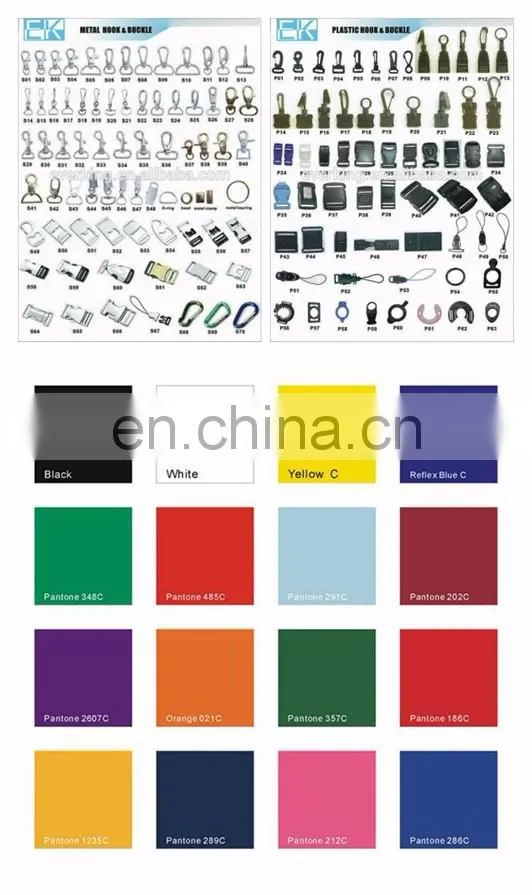 2016 new design polyeser,nylon dog collar and leash dog collar