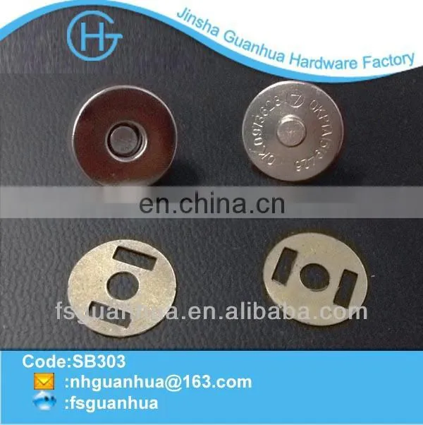 2014 18mm slim magnetic button bag button China button