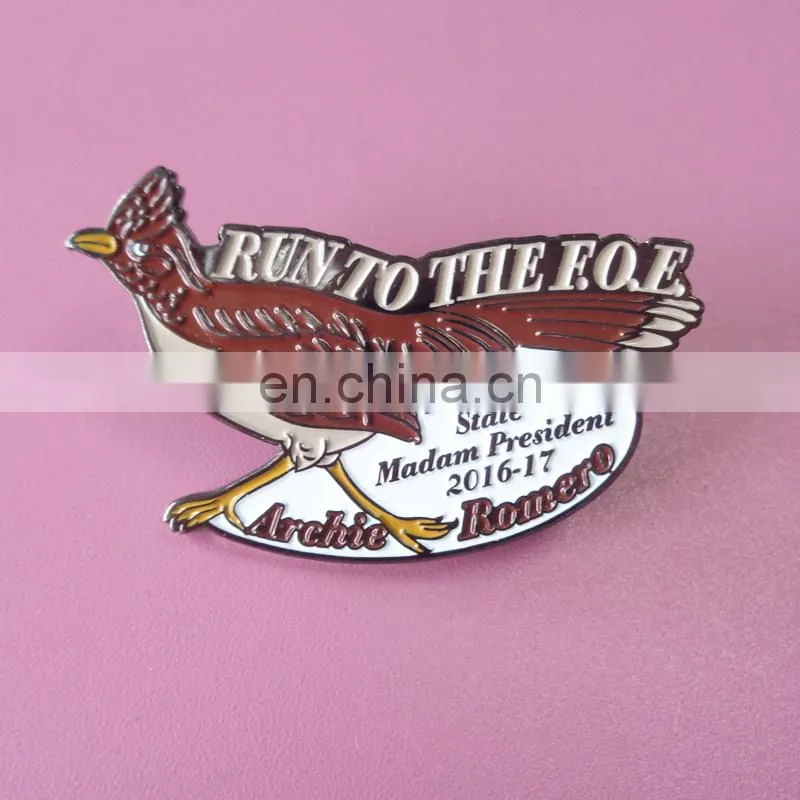 high quanlity university school logo customized special design soft enamel metal school badge with epoxy
