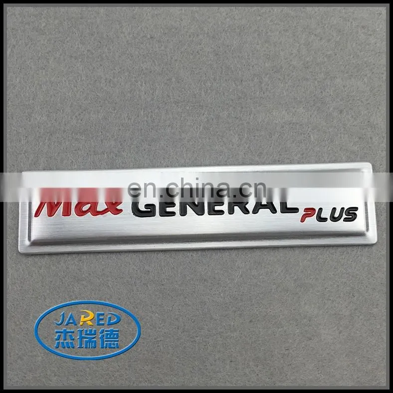 customized aluminium name badge name label