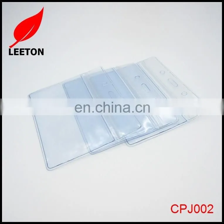 Rectangle PVC ID name badge holder