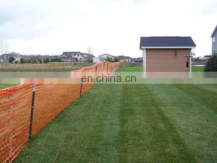 Plastic warning barrier fence orange scaffold safety mesh net