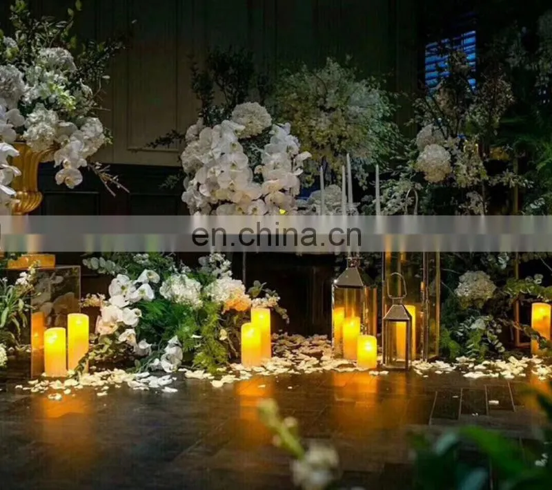 2020 Flameless 3 AAA BATTERY OPERATED led pillar candles