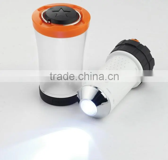 2in1 multifunction 3W led camping lantern