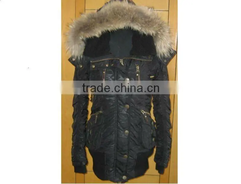 Ladies long down garment