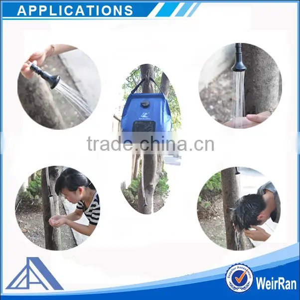 (7300) 20L easy-heated outdoor camping PVC solar shower outdoor