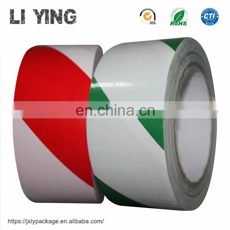 Multi Colors Safety Warning Strip Floor Marking PVC Tape