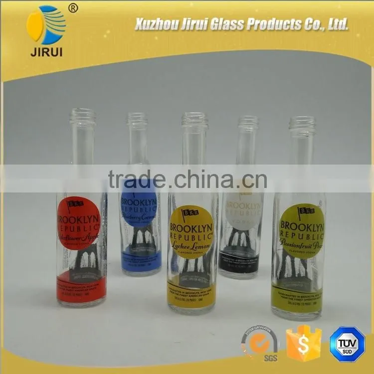50ml Clear Mini Glass Wine Bottles