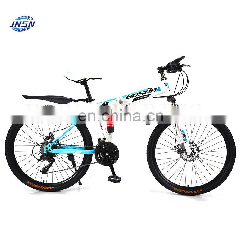 Factory direct sales of high quality folding mountain bike bicycle 20/24/26 inch variable speed dual disc brake adult bicycle