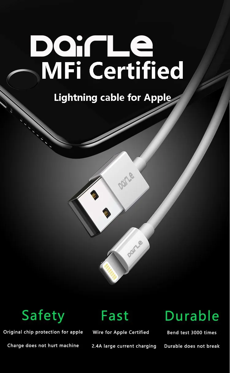 MFI Fast Charging USB Type C Data Line Charger Cable For Iphone