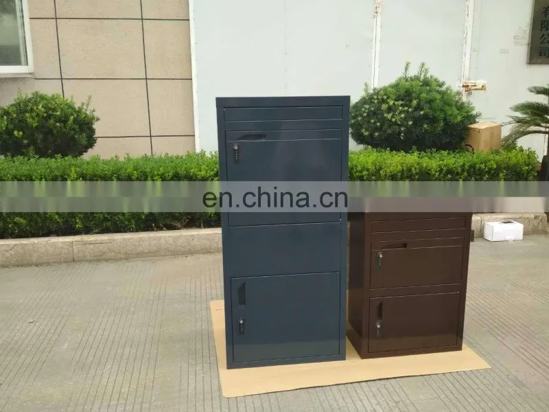 large Outdoor parcel delivery box large parcel drop box for mail letter post and smart metal home