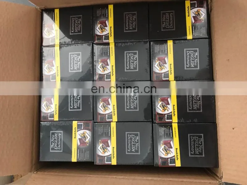 Metal Deversion Book Safe, Combination Lock Hidden Secret Book Safe Box