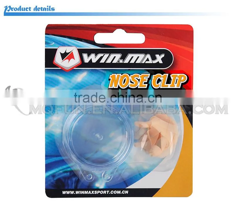 MINI QUTE Outdoor Fun & Sports 100% SILICONE SWIMMING GOGGLE ACCESSARY Waterproof professional comfortable nose clip NO.WMB07224