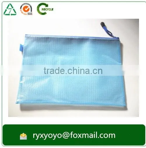high quality vinvly zipper wallet pvc cosmetic zipper bag