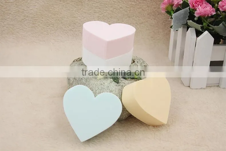 Colorful Heart shape cosmetic sponge ,makeup powder puff,Makeup sponge