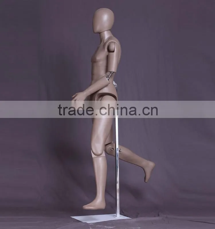 abstract male fiberglass flexible mannequin