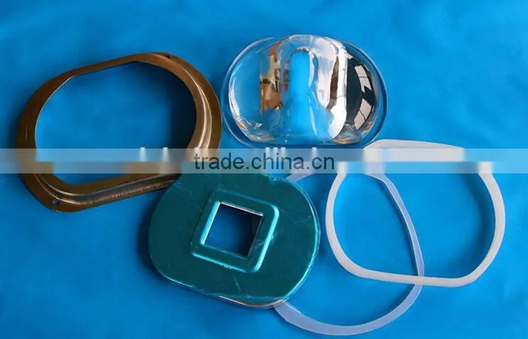 150W Led Optical lens Borosilicate glass bat wing spectrum curve