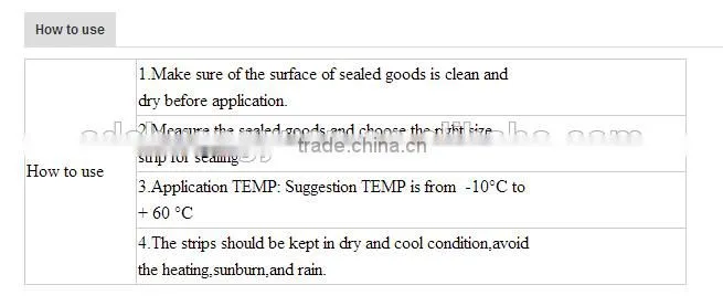Butyl Rubber Bumper Tape Plate/pads/sheet