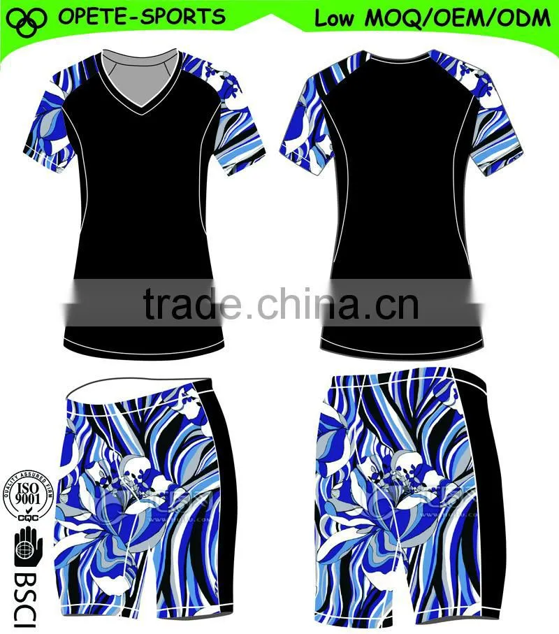 Skin tight Compression shirt & shorts SET base layer top & bottom training wear