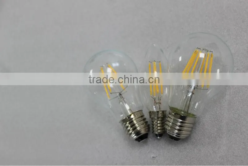 2016 G45 e14 2W glass led lighting incandescent bulbs Available in warm white.