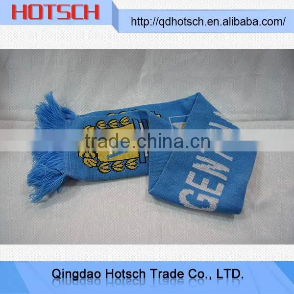 Gold supplier china fashion hand knitting scarf