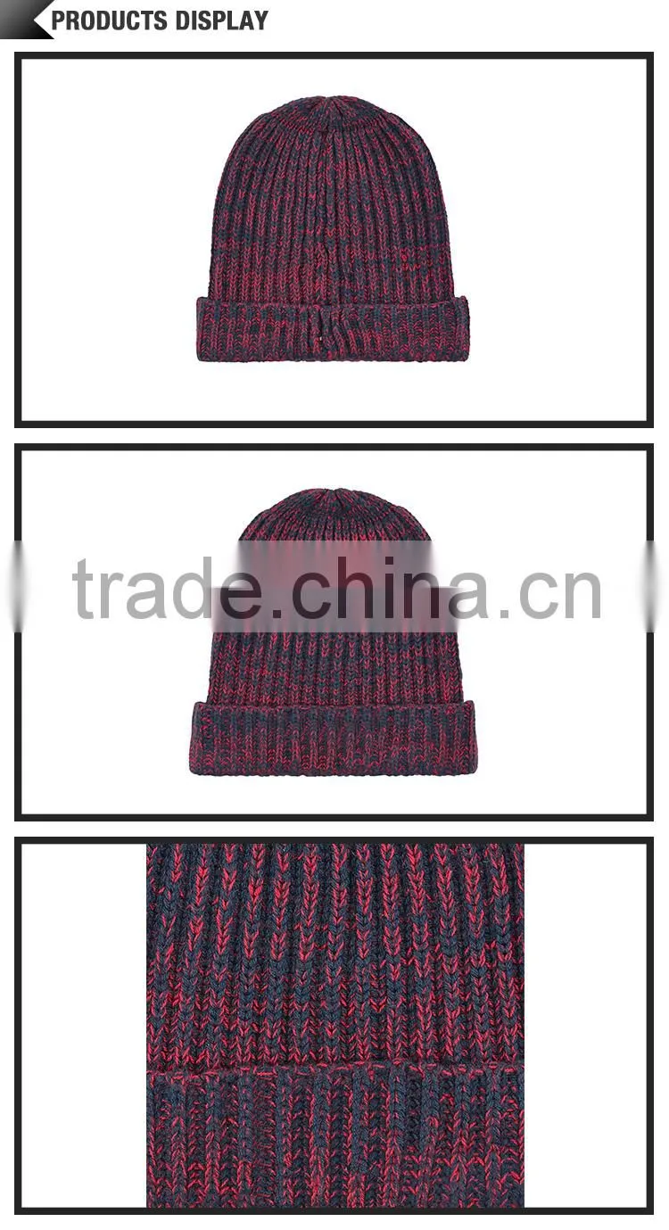 2016 top quality knitting baby hat without logo