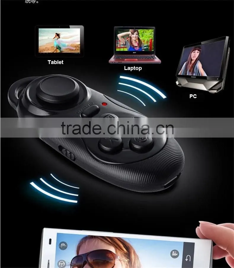 2016 mini bluetooth remote control bluetooth wireless gamepad for Android, remote-control for vr glasses hot sale
