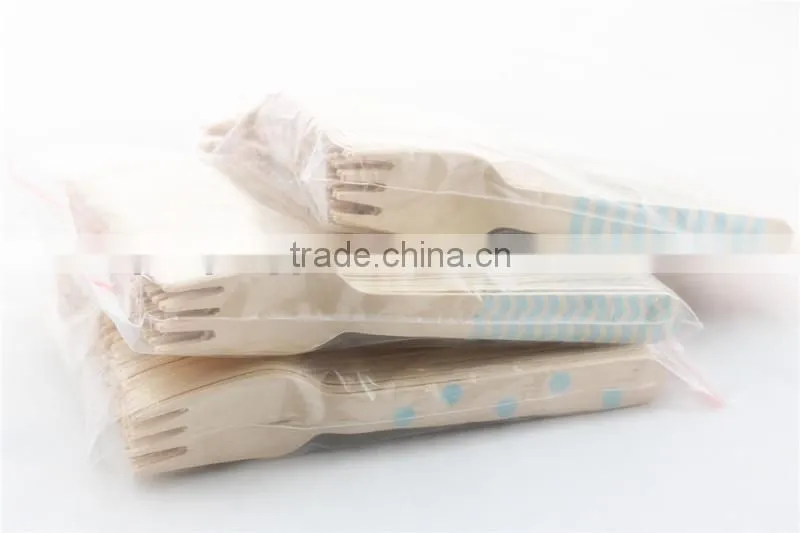 Colorful Mini Wooden Knife/Spoon/Fork Flatware For Party