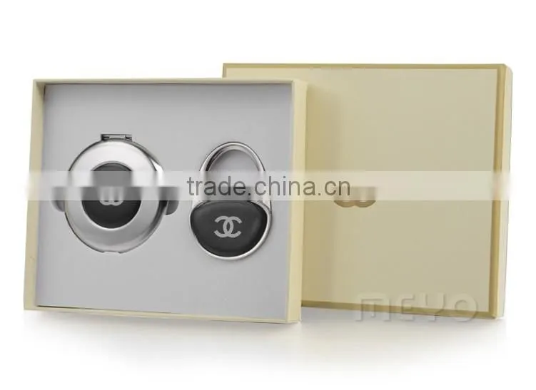 Fashinable cosmetic mirror desktop holding hook set with custom logo