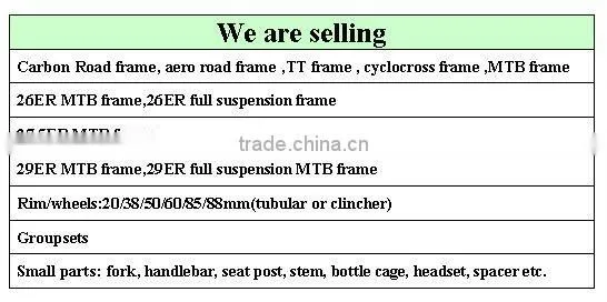 China wholesale bicycle parts carbon road bike wheels 50mm clincher MT-50C