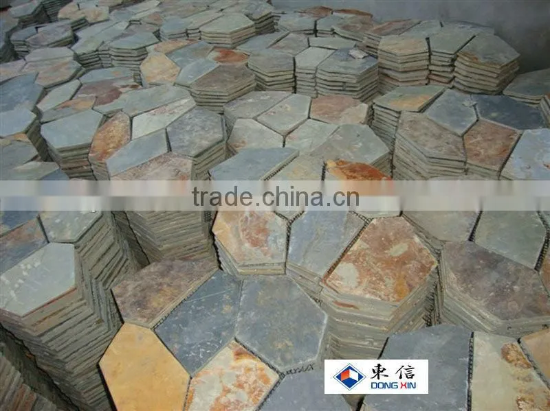 Natural Slate Mesh Paving Stone