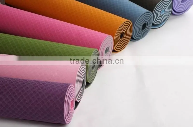 Waterproof Anti-slip Eco-friendly TPE Yoga Mat