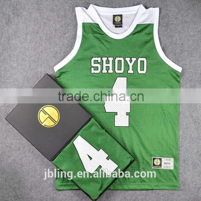 Custom Made Polyester Sublimated Basketball Uniform