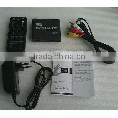 Mini 1080P HD Multi Media HDD player with SD/MMC Card & USB Slot