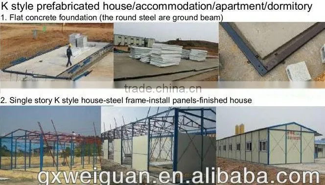 Pre engineered steel building villa