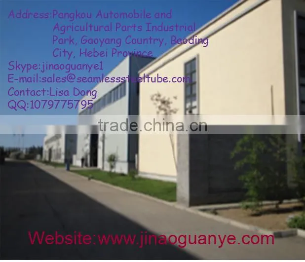 SAE4130 30CrMo alloy seamless steel pipe / tube