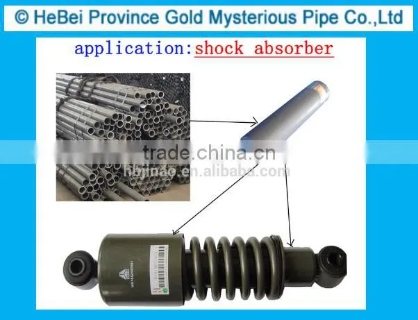 Cold finished seamless steel tube/pipe for auto parts